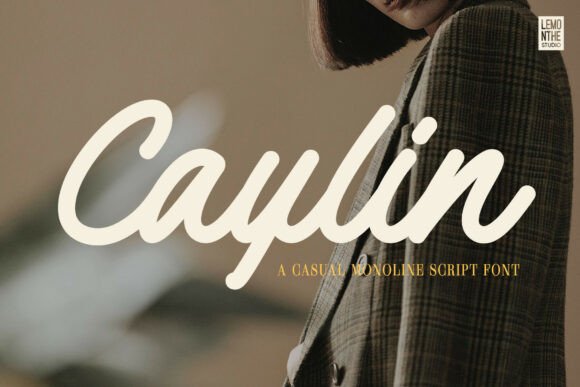 Caylin: The Casual Monoline Script for Modern Design