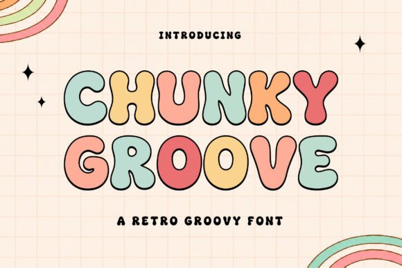 Chunky Groove: The Retro Font with a Playful Soul