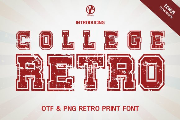 College Retro: A Deep Dive into the Vintage and Grunge Display Font