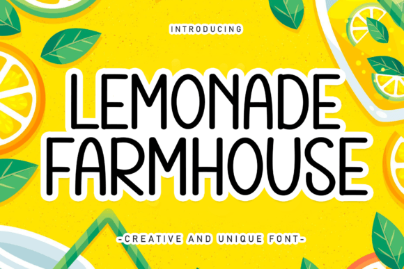 Lemonade Farmhouse: A Sweet Handwritten Font for Your Designs