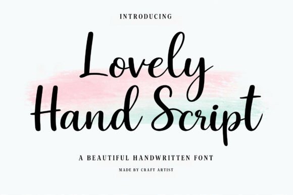 Lovely Hand Script: The Art of Elegant Typography