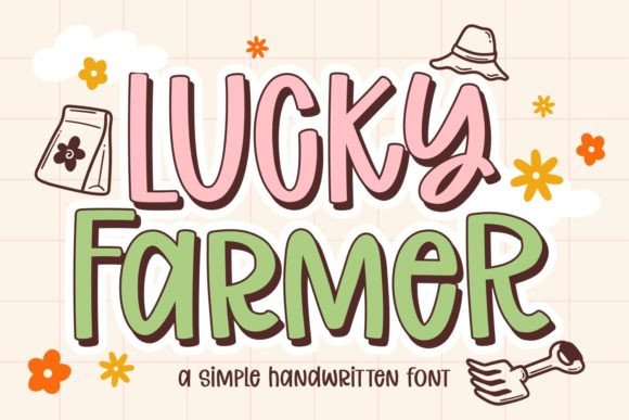 Lucky Farmer: A Handwritten Font with Whimsical Charm