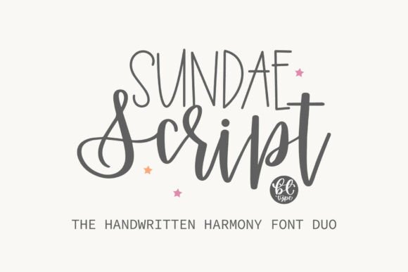 Meet Sundae Script Duo: Your New Favorite Creative Font