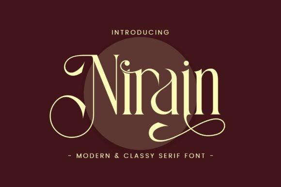 Nirain: The Modern Serif Font for Elegant Design