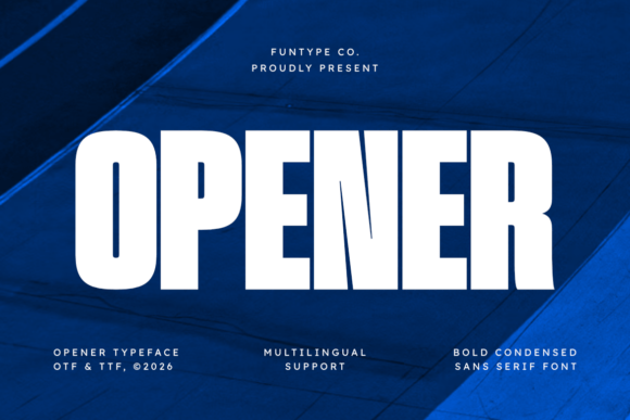Opener: The Powerhouse Font for High-Impact Design