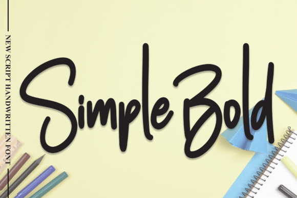 Simple Bold: Elevating Design with Romantic Typography