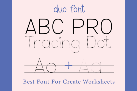 Simplify Your Handwriting: The Ultimate Guide to ABC Pro Tracing Dot Font