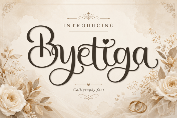 The Art of Expression: A Deep Dive into the Byetiga Calligraphy Font