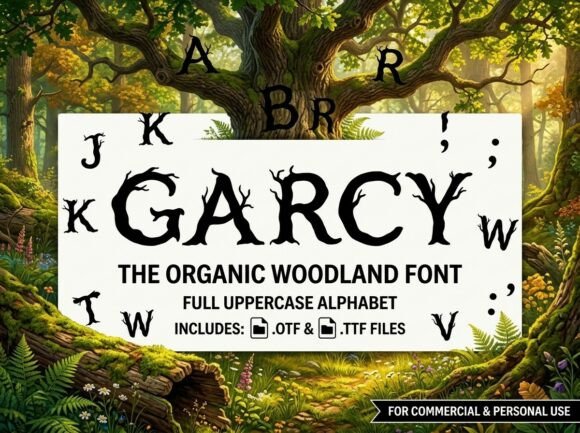 Unleashing Bold Creativity with the Garcy Decorative Display Font