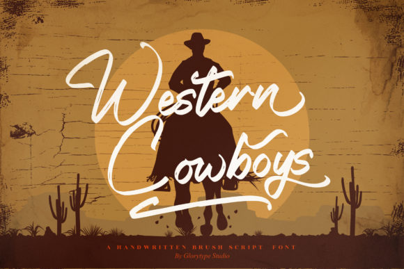 Western Cowboys: A Handwritten Font for Charming Projects